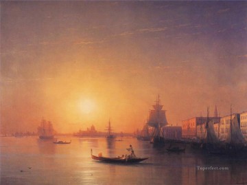 イワン・コンスタンティノヴィチ・アイヴァゾフスキー Painting - ヴェネツィア 1874 ロマンチックなイワン・アイヴァゾフスキー ロシア